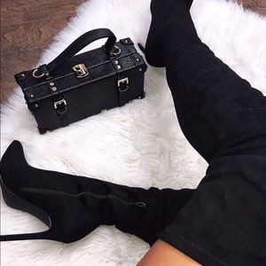 Fashion nova thigh high boots